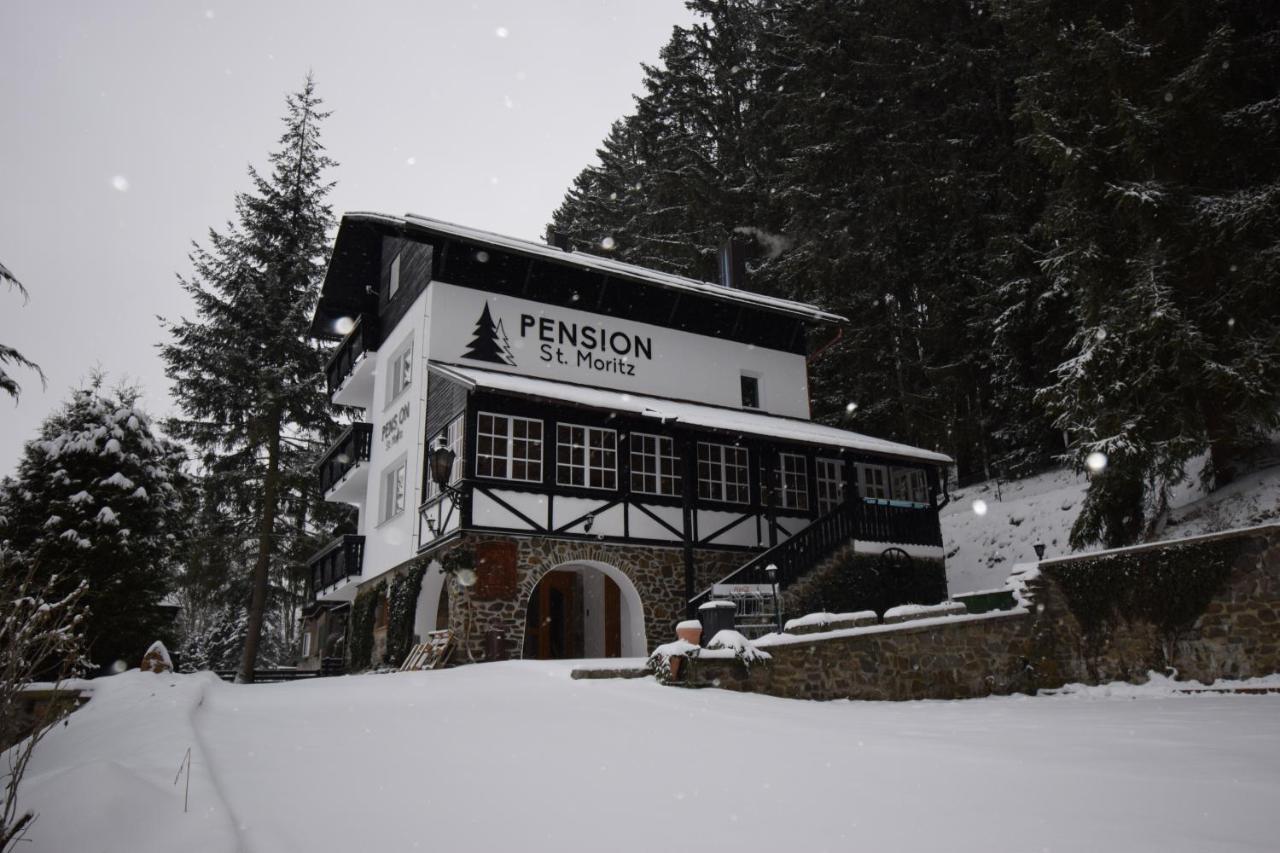 Pension St. Moritz Železná Ruda Exteriör bild