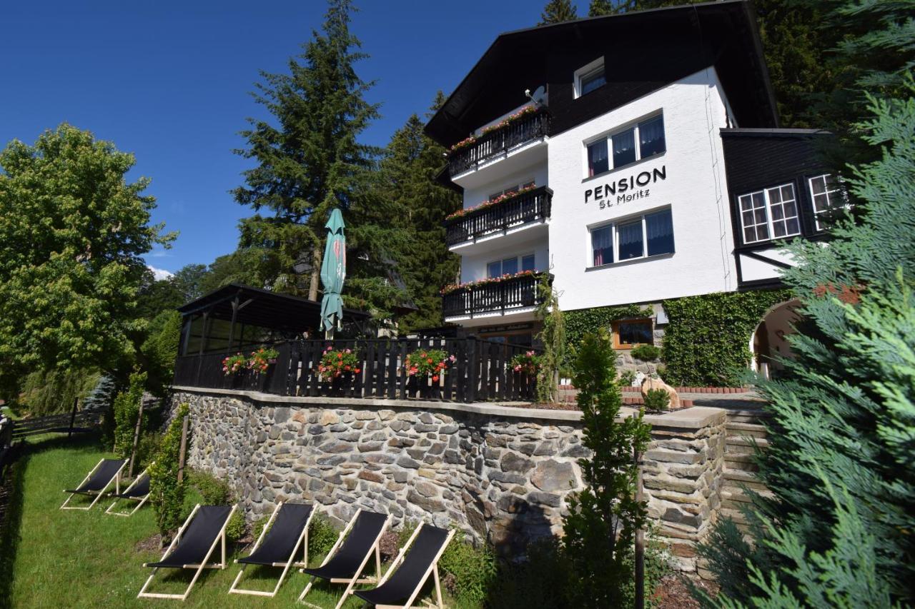Pension St. Moritz Železná Ruda Exteriör bild